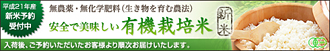 【新米予約】無農薬・無化学肥料　有機JAS 有機栽培米コシヒカリ」（10/15発送予定）